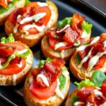 BLT Crostini Appetizer