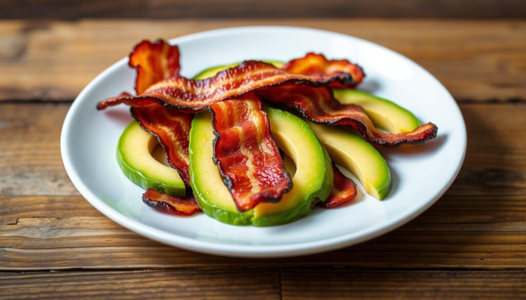 Bacon und Avocado