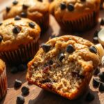 Bananenmuffins mit Schokochips