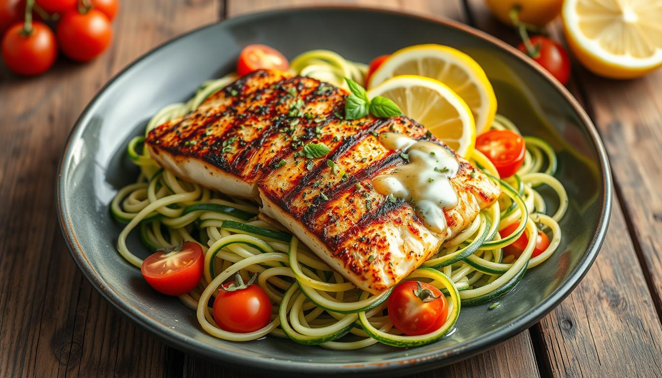 121 Blackened Tilapia mit Zucchininudeln Rezept - Essenvonau.de ...