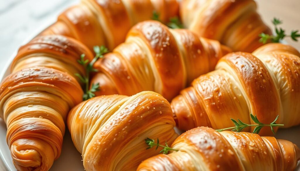 Blätterteig Croissants
