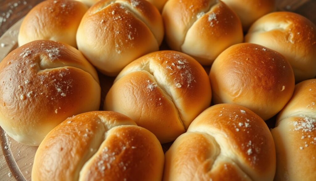 Brötchen formen und anordnen