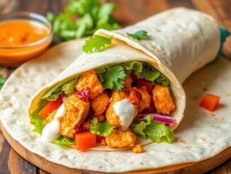 Buffalo Ranch Chicken Wrap