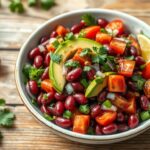 Chilled Avocado and Kidney Bean Salad