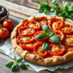 Einfache Tomatentarte