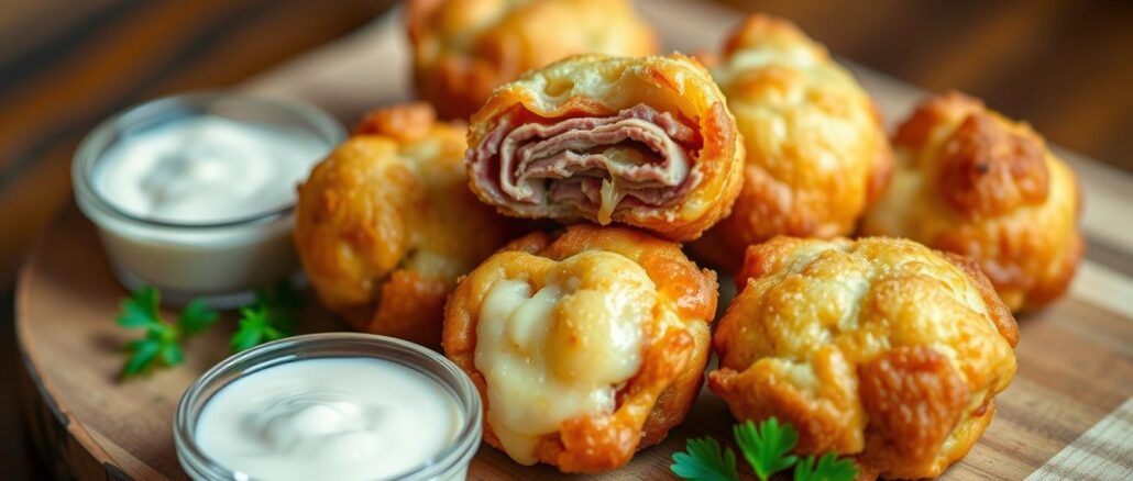 Einfache und Leckere Reuben Bites