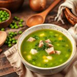 Erbsensuppe mit Schinken