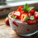 Erdbeer-Chia-Pudding