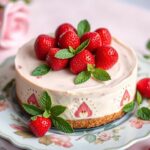 Erdbeereis-Käsekuchen Rezept