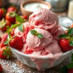 Erdbeereis Rezept
