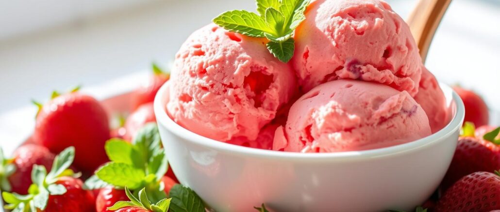 Erdbeereis Rezept