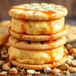 Erdnuss-Honig-Eiscreme-Sandwiches