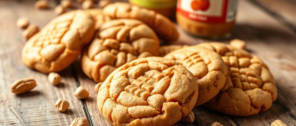 Erdnussbutterkekse