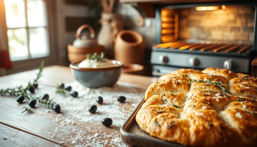 Focaccia backen