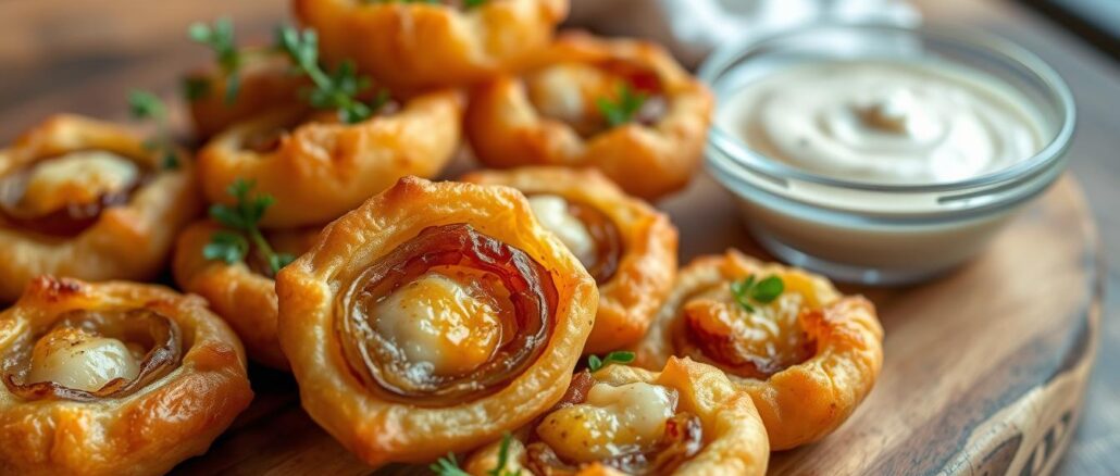 Französische Zwiebelbissen
