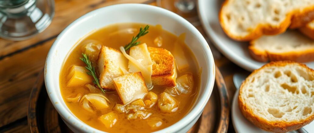 Französische Zwiebelsuppe
