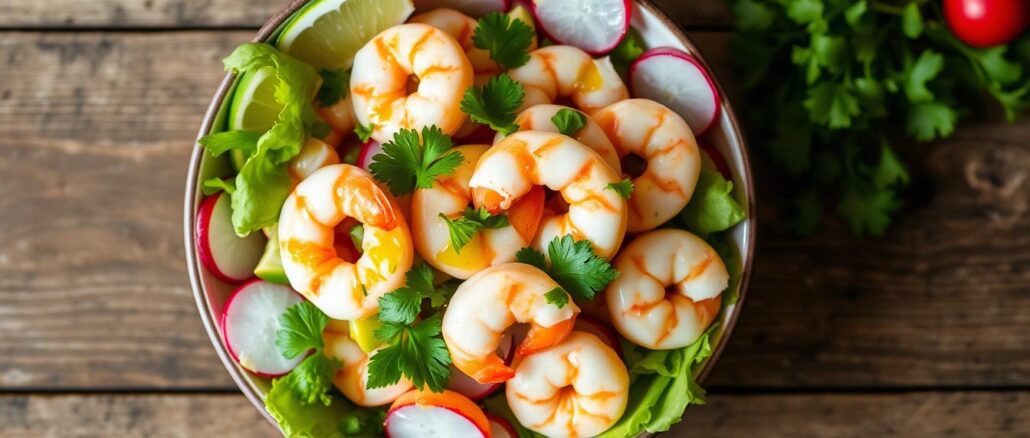 Garnelen-Avocado-Salat
