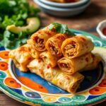 Gebackene Taco-Ei-Rollen