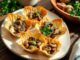Gefüllte Pilz-Phyllo-Tassen