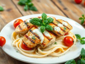 Gegrilltes Hühnchen Asiago Tortelloni