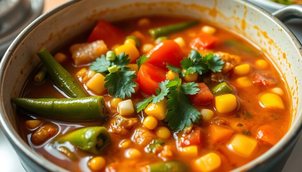 Gemüse in Gumbo