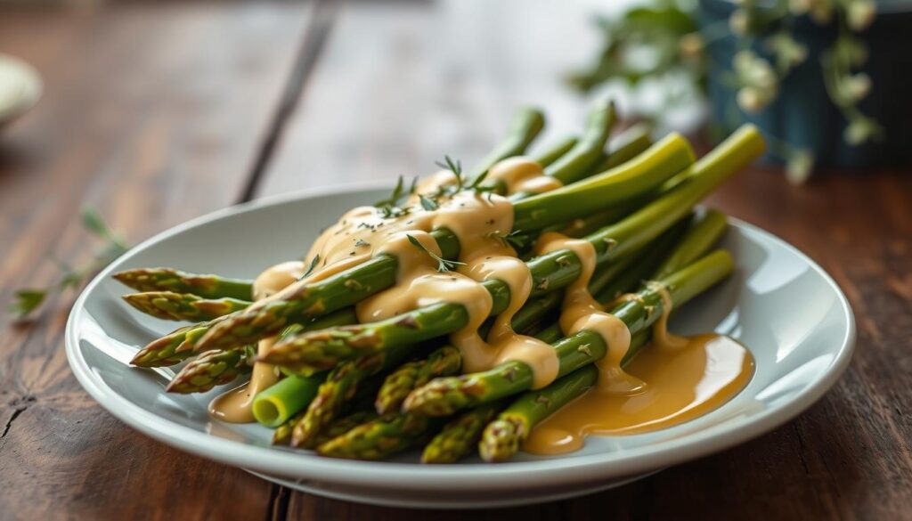 Geschmackskombination Spargel und Dijon-Senf
