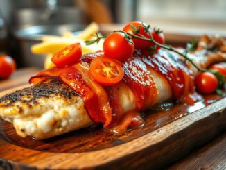 Haddock mit Speck und Tomate Rezept