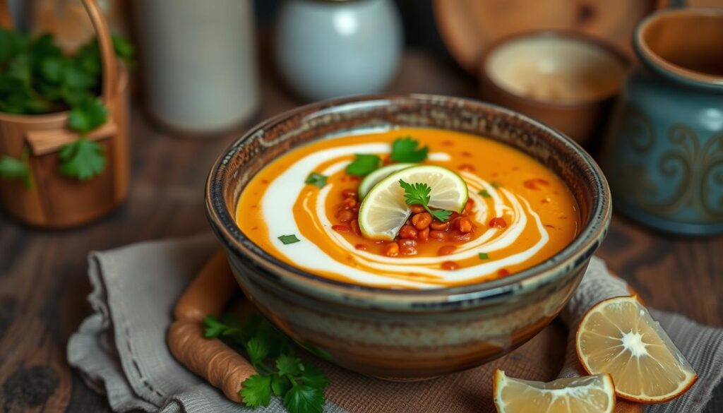 Ingwer Kokos-Linsensuppe