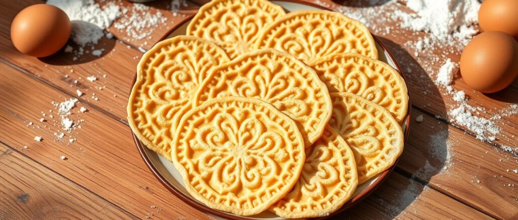 Italienische Pizzelle