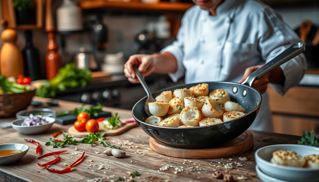 Jakobsmuscheln kochen