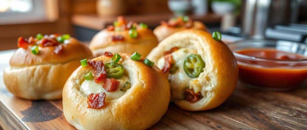 Jalapeño Popper Brötchen