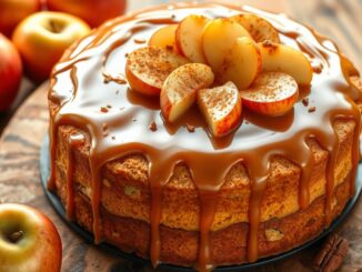 Karamell-Apfel-Kuchen