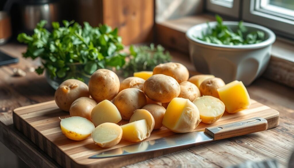 Kartoffeln vorbereiten