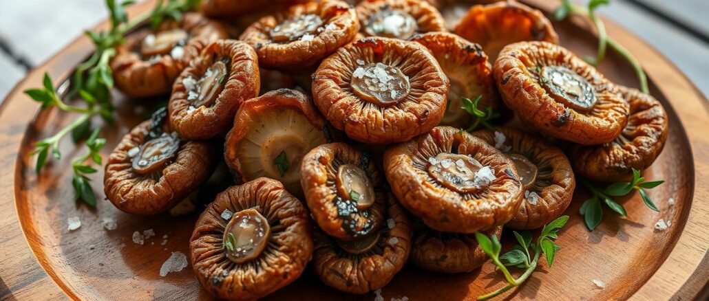 Knusprige Gebackene Pilze
