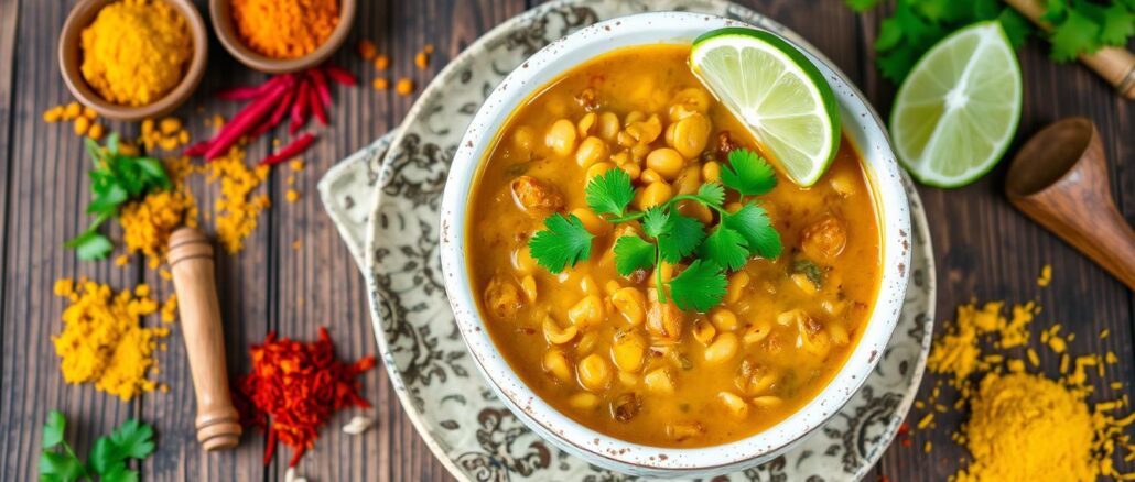 Kokos-Linsensuppe