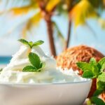 Kokos-Minze-Eis Rezept