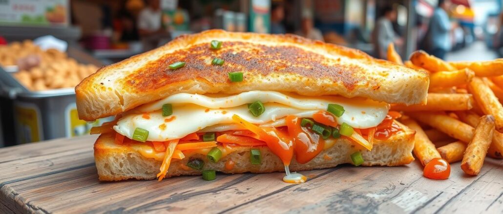 Koreanisches Street Toast