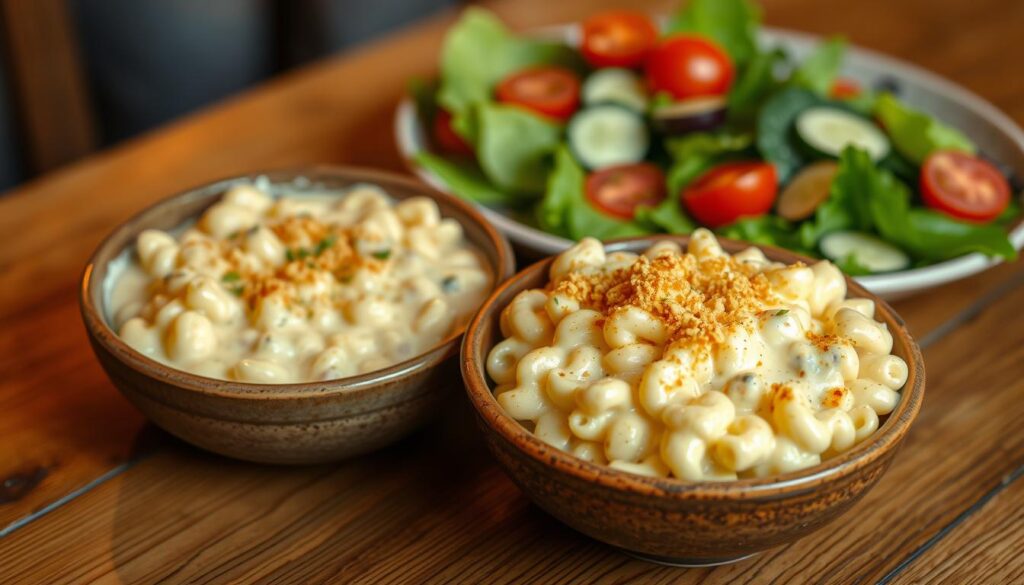 Mac und Käse als Hauptgericht und Beilage
