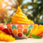 Mangoeis Rezept