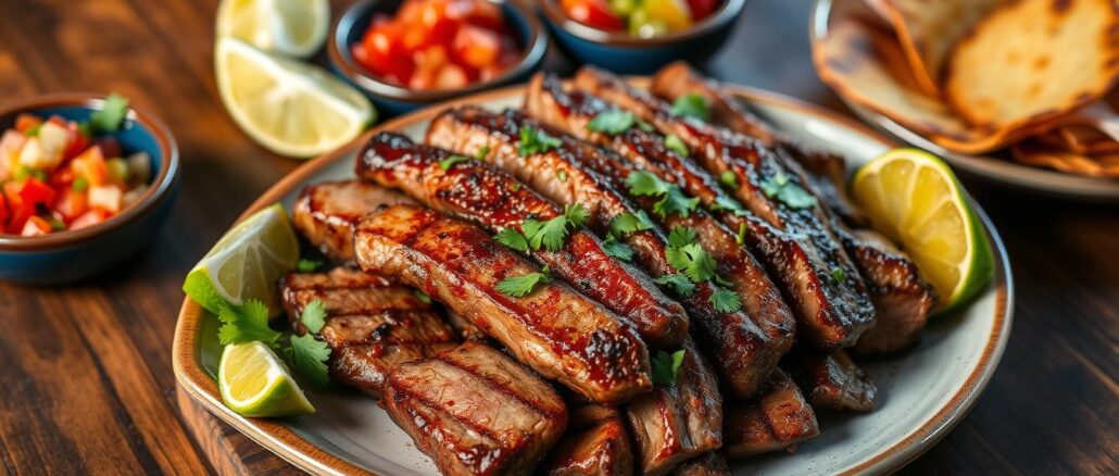 Mexikanische Küche Carne Asada