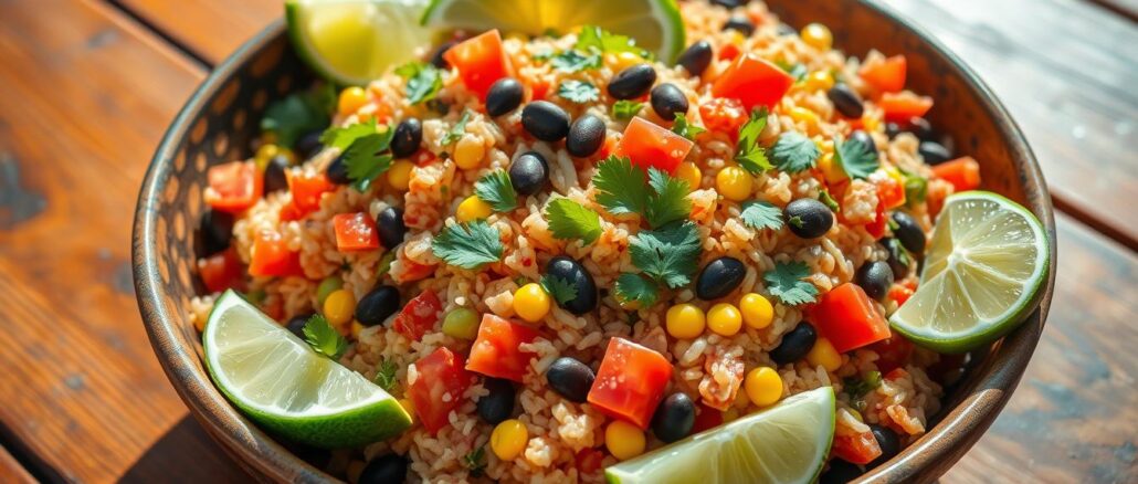 Mexikanischer Reissalat