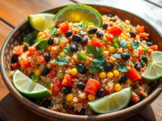 Mexikanischer Reissalat