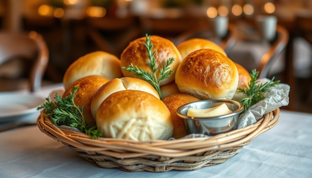 Parker House Rolls servieren