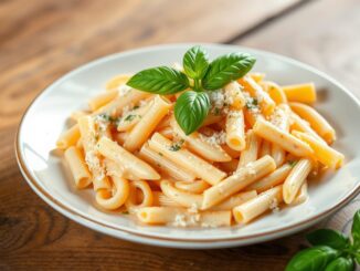 Penne mit Wodka-Sauce