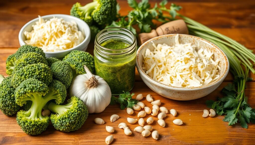 Pesto Brokkoli Kochzutaten