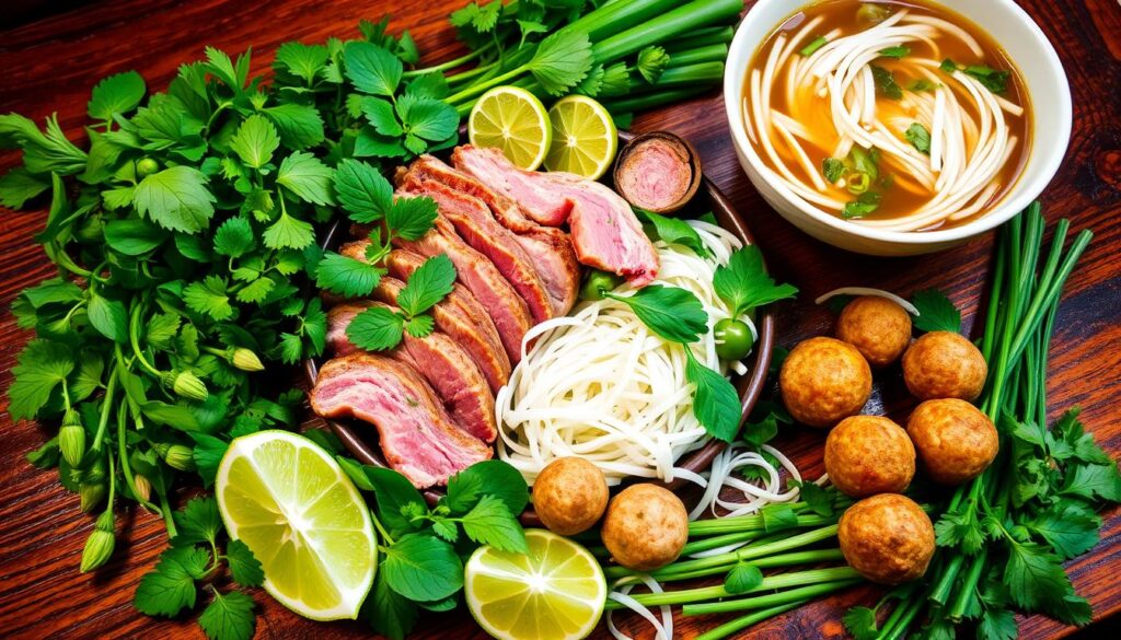 Pho Hauptzutaten
