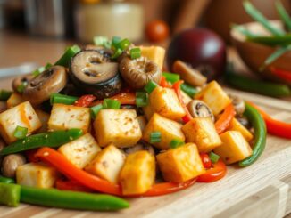Pilz- und Tofu-Pfanne