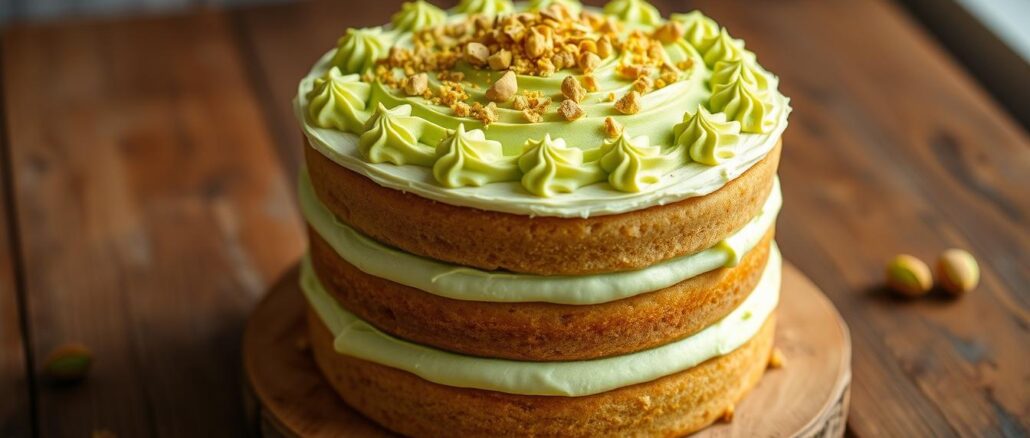 Pistaziencremetorte