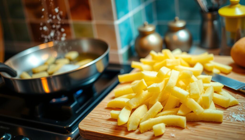 Pommes zubereiten