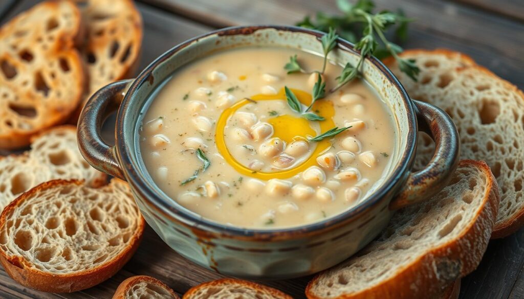Präsentation der Suppe